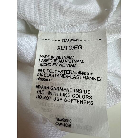 Under Armour Women's Zinger Long Sleeve Polo White/Halo Gray Size XL NWT - Picture 4 of 16